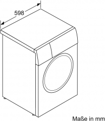 BOSCH WAN28127, Waschmaschine, freistehend, 8 kg, Serie 4, mit 5 Jahren Garantie!