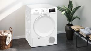Siemens WT43H004, iQ300, Wrmepumpen-Trockner,  8 kg, Wei, EKK: E, mit 5 Jahren Garantie!