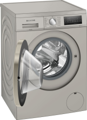 Siemens WU14UTS8, iQ500, Waschmaschine, unterbaufhig - Frontlader, 9 kg, max. 1400 U/min., Silber-inox, EKK: B, mit 5 Jahren Garantie!