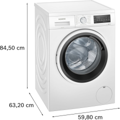 Siemens WU14UT49, iQ500, Waschmaschine, unterbaufhig - Frontlader, 9 kg, max. 1400 U/min., EKK: A, mit 5 Jahren Garantie!