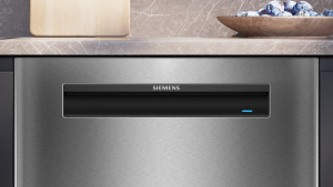 Siemens SN15ES06CS, iQ500, Unterbau-Geschirrspler, 60 cm, Gebrsteter Stahl, EEK: A, mit 5 Jahren Garantie!