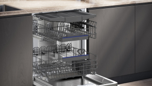 Siemens SN15ES06CS, iQ500, Unterbau-Geschirrspler, 60 cm, Gebrsteter Stahl, EEK: A, mit 5 Jahren Garantie!