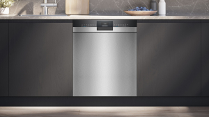 Siemens SN43ES22AE, iQ300, Unterbau-Geschirrspler, 60 cm, Gebrsteter Stahl, EEK: A, mit 5 Jahren Garantie!