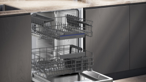 Siemens SN43ES22AE, iQ300, Unterbau-Geschirrspler, 60 cm, Gebrsteter Stahl, EEK: A, mit 5 Jahren Garantie!