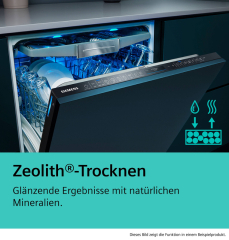 Siemens SN45ZS07CE, iQ500, Unterbau-Geschirrspler, 60 cm, Gebrsteter Stahl, EEK: B, mit 5 Jahren Garantie!