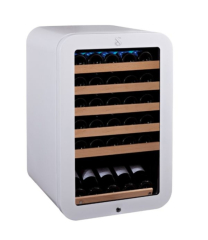 Swisscave WL120F-WHITE, 1-Zonen Weinkhlschrank 83 cm, 35 Flaschen, weiss. Mit 5 Jahren Garantie!