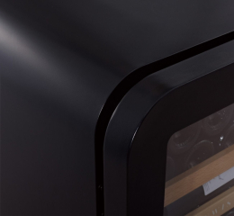 Swisscave WL120F-BLACK, 1-Zonen Weinkhlschrank 83 cm, 35 Flaschen, schwarz. Mit 5 Jahren Garantie!
