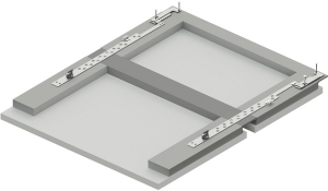 Neff Z788BI01, Befestigungsleiste fr aufgedoppelte Fronten