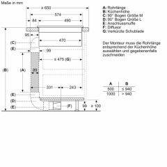 Neff V68YYX4B0, Induktionskochfeld mit Dunstabzug, 80 cm, Deep Black Z9802PFDY0, MIT 7 JAHREN GARANTIE