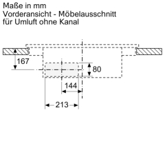 Neff V68YHL4B0, Induktionskochfeld mit Dunstabzug, 80 cm, Anthracite Grey Z9802PFAY0, MIT 7 JAHREN GARANTIE
