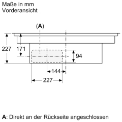 Neff V68PHL4B0, Induktionskochfeld mit Dunstabzug flchenbndig, 80 cm, Mattschwarz, MIT 7 JAHREN GARANTIE