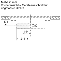 Neff V68PHL4B0, Induktionskochfeld mit Dunstabzug flchenbndig, 80 cm, Mattschwarz, MIT 7 JAHREN GARANTIE