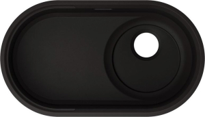 Blanco Oovalon 700-U Velgranit Unterbausple, mystic black, 527989