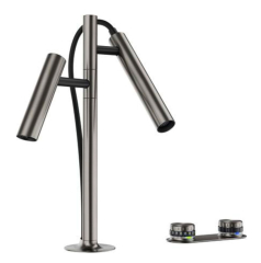 Blanco Choice Luneoo-S, Hochdruck Festauslauf, satin platinum, 527981