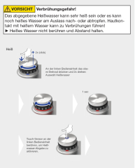Blanco Choice Luneoo-S, Hochdruck Festauslauf, satin platinum, 527981