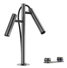 Blanco Choice Luneoo-S, Hochdruck Festauslauf, satin dark steel, 527980