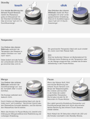 Blanco Luneoo-S, Hochdruck Festauslauf, satin platinum, 527976