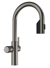 Blanco Choice Icona-C, Hochdruck Festauslauf, satin platinum, 527932
