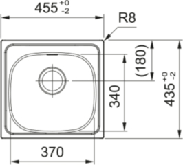 Franke Spark SKN 610-37-44 Einbausple Edelstahl ungebrstet, 101.0714.957