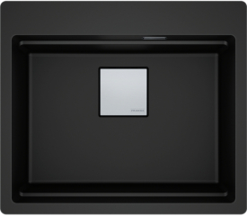 Franke Kubus 2 Pro KNG Pro 610-53 A Einbausple, Fragranite, Farbe Black Matt, 114.0747.225