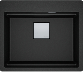 Franke Kubus 2 Pro KNG Pro 610-53 A Einbausple, Fragranite, Farbe Onyx, 114.0747.226