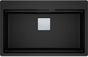 Franke Kubus 2 Pro KNG Pro 610-73 A Einbausple, Fragranite, Farbe Black Matt, 114.0747.281