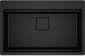 Franke Kubus 2 Pro KNG Pro 610-73 A Einbausple, Fragranite, Farbe Black Matt - Black Collection, 114.0747.296