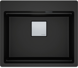 Franke Kubus 2 Pro KNG PRO 210-53 A, Fragranite, Farbe Black Matt, flchenbndig, 135.0747.287