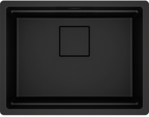 Franke Kubus 2 Pro KNG PRO 210-53, Fragranite, Farbe Black Matt - Black Collection, flchenbndig, 135.0747.298