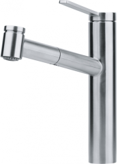 Franke Tango-Neo Einhebelmischer, Hochdruck Auszugsbrause, Edelstahl, 115.0596.389