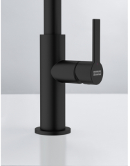 Franke Maris Slim J Einhebelmischer, Hochdruck Festauslauf, Black matt, 115.0728.386
