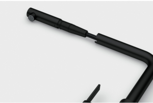 Franke Maris Slim L Einhebelmischer, Hochdruck Zugauslauf, Black matt, 115.0728.394