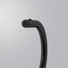 Franke Pescara J Einhebelmischer, Hochdruck Zugauslauf, Edelstahl massiv, PVD Industrial black, 115.0741.695