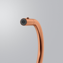 Franke Pescara J Einhebelmischer, Hochdruck Zugauslauf, Edelstahl massiv, PVD Copper, 115.0741.698