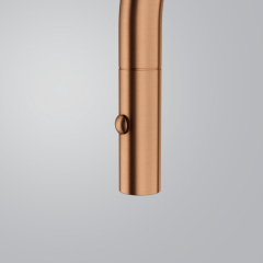 Franke Pescara J Einhebelmischer, Hochdruck Zugauslauf, Edelstahl massiv, PVD Copper, 115.0741.698