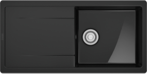 Franke Maris X MXK 611-100, Fraceram Keramiksple, Farbe Onyx glnzend, 124.0744.938