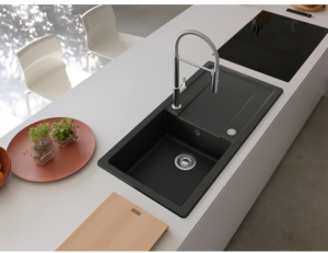 Franke Maris X MXK 611-100, Fraceram Keramiksple, Farbe Anthrazit matt, 124.0744.939