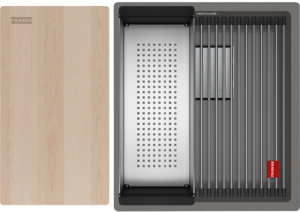 Franke Kubus 2 Pro KNG Pro 110-37 Unterbausple, Fragranite, Farbe Steingrau, 125.0747.707