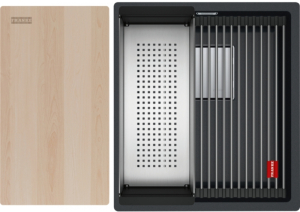 Franke Kubus 2 Pro KNG Pro 110-37 Unterbausple, Fragranite, Farbe Black matt, 125.0747.717