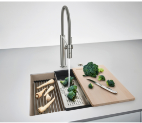 Franke Kubus 2 Pro KNG Pro 110-52 Unterbausple, Fragranite, Farbe Cashmere, 125.0747.709