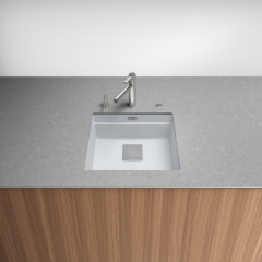 Franke Kubus 2 Pro KNG Pro 110-52 Unterbausple, Fragranite, Farbe Glacier, 125.0747.710