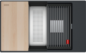 Franke Kubus 2 Pro KNG Pro 110-62 Unterbausple, Fragranite, Farbe Onyx, 125.0747.712