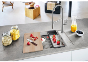 Franke Kubus 2 Pro KNG Pro 110-62 Unterbausple, Fragranite, Glacier, 125.0747.714