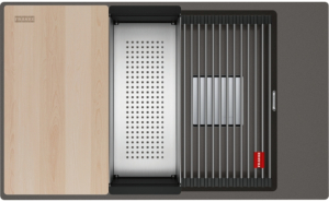 Franke Kubus 2 Pro KNG Pro 110-62 Unterbausple, Fragranite, Farbe Schiefergrau, 125.0747.722