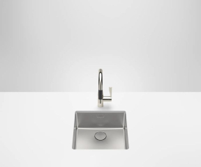 Dornbracht Einzelbecken Unterbau, Edelstahl gebrstet, 40 x 40 cm, 38400004-86