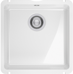 Franke Kubus X KXK 110-41, Fraceram Unterbau-Keramiksple, Farbe Glacier glnzend, 126.0735.128