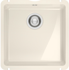 Franke Kubus X KXK 110-41, Fraceram Unterbau-Keramiksple, Farbe Magnolia glnzend, 126.0735.179