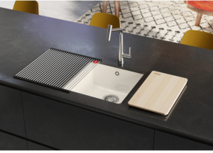 Franke Kubus X KXK 110-41, Fraceram Unterbau-Keramiksple, Farbe Magnolia glnzend, 126.0735.179