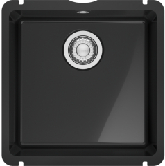 Franke Kubus X KXK 110-41, Fraceram Unterbau-Keramiksple, Farbe Onyx glnzend, 126.0735.181