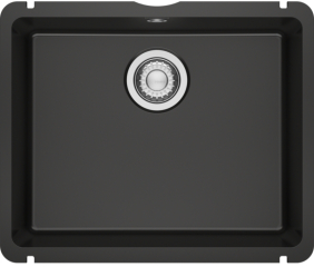 Franke Kubus X KXK 110-51, Fraceram Unterbau-Keramiksple, Farbe Anthrazit matt, 126.0735.187
